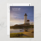 Carte Postale Annisquam Gloucester léger, mA (Devant / Derrière)