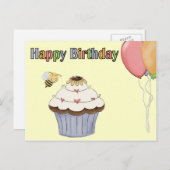 Carte postale Anniversaire (Devant / Derrière)