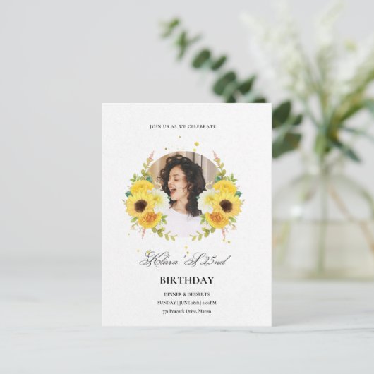 Carte Postale Anniversaire (Debout devant)