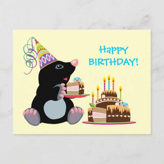 Carte Postale anniversaire (Devant)