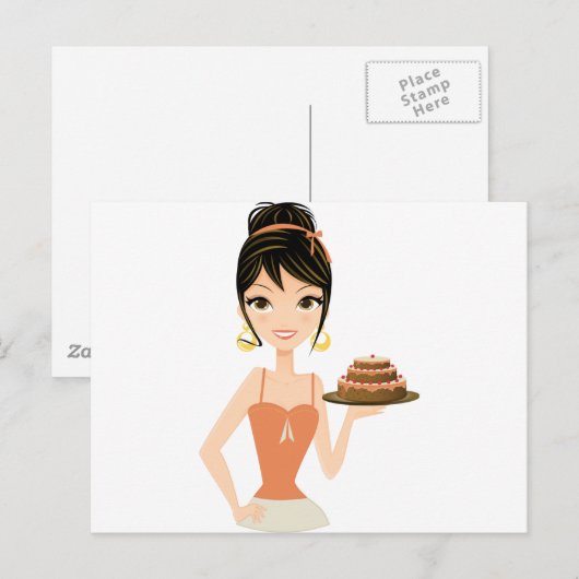 Carte Postale Anniversaire (Devant / Derrière)