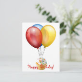 Carte postale Anniversaire (Debout devant)