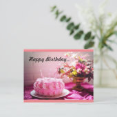 Carte Postale Anniversaire (Debout devant)