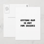 Carte Postale Anniversaire (Devant / Derrière)
