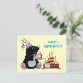 Carte Postale anniversaire (Debout devant)