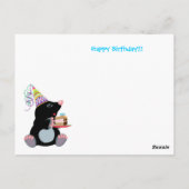 Carte Postale anniversaire (Dos)