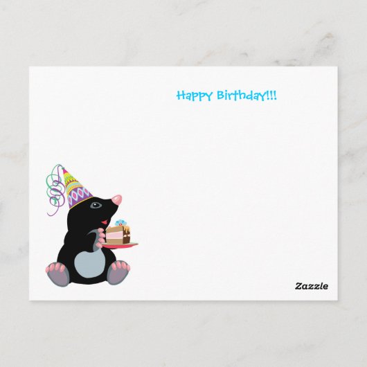 Carte Postale anniversaire (Dos)