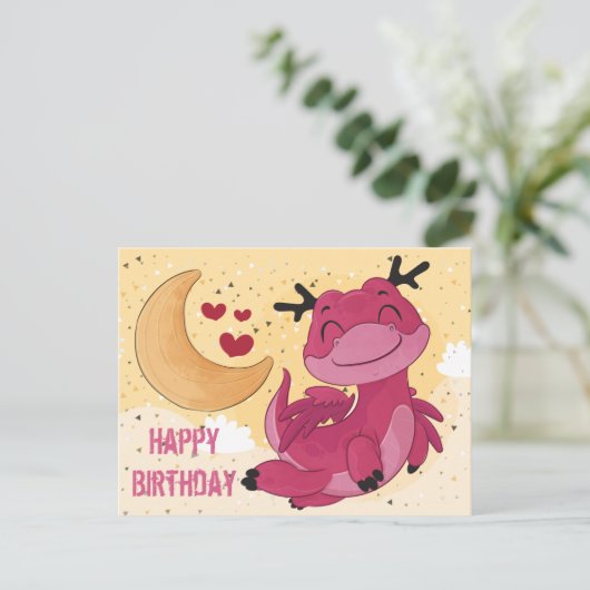 Carte postale Anniversaire (Debout devant)