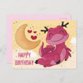 Carte postale Anniversaire (Devant / Derrière)