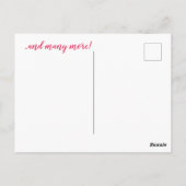 Carte postale Anniversaire (Dos)