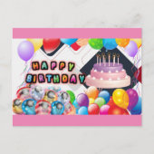 Carte Postale anniversaire (Devant)