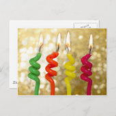 Carte Postale anniversaire (Devant / Derrière)