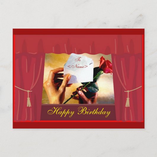 Carte postale Anniversaire (Devant)