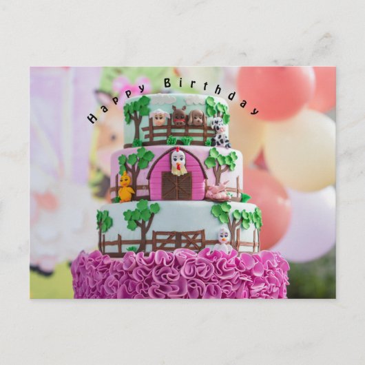 Carte Postale Anniversaire (Devant)