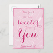 Carte Postale Anniversaire 16 ans (Devant / Derrière)