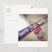 Carte Postale Anniversaire 21 ans (Devant / Derrière)