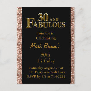 Carte Postale Anniversaire 30 ans