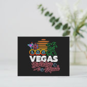 Carte Postale Anniversaire à Las Vegas - Équipe d'anniversaire à (Debout devant)