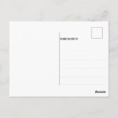 Carte Postale Anniversaire Aventure Spatiale Fusée (Dos)