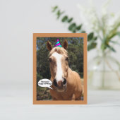 Carte postale Anniversaire - Bess Horse (Debout devant)
