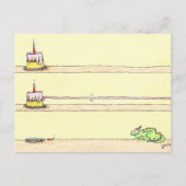 Carte Postale Anniversaire Caméléon (Devant)