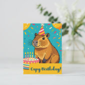 Carte Postale Anniversaire Capy (Debout devant)