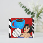 Carte postale-anniversaire Carte postale (Debout devant)