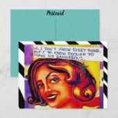 Carte postale-anniversaire Carte postale (Devant / Derrière)