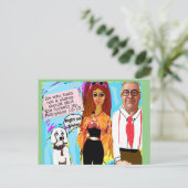 Carte postale-anniversaire Carte postale (Debout devant)