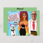 Carte postale-anniversaire Carte postale (Devant / Derrière)