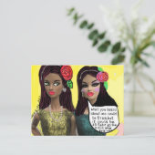 Carte postale-anniversaire Carte postale (Debout devant)