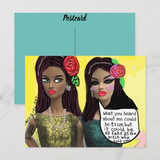 Carte postale-anniversaire Carte postale (Devant / Derrière)