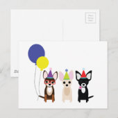 Carte Postale anniversaire-chihuahuas-stelieandco (Devant / Derrière)