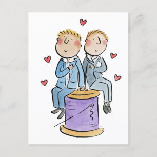 Carte Postale Anniversaire coton