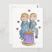 Carte Postale Anniversaire coton (Devant / Derrière)