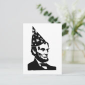 Carte Postale Anniversaire d'Abraham Lincoln (Debout devant)