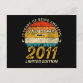 Carte Postale anniversaire de 10 ans 2011 stupéfiant depuis 10e  (Devant)