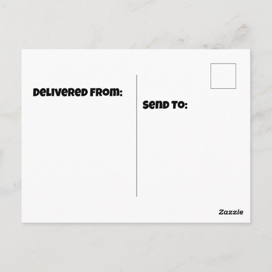 Carte Postale anniversaire de bébé narval (Dos)