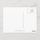 Carte postale Anniversaire de Chien Rond (Dos)