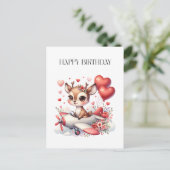 Carte Postale Anniversaire de Deer Pilot (Debout devant)