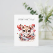Carte Postale Anniversaire de Deer Pilot (Debout devant)