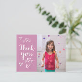 Carte postale Anniversaire de enfant photo (Debout devant)