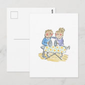 Carte Postale Anniversaire de fer (Devant / Derrière)