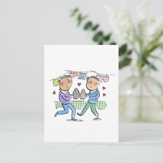 Carte Postale Anniversaire de fer (Debout devant)