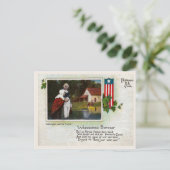 Carte Postale Anniversaire de George Washington (Debout devant)