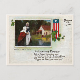 Carte Postale Anniversaire de George Washington