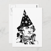 Carte Postale Anniversaire de George Washington (Devant / Derrière)