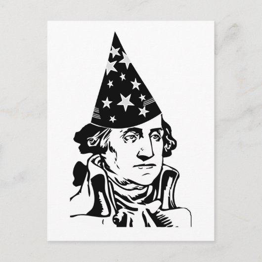 Carte Postale Anniversaire de George Washington (Devant)