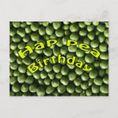 Carte Postale Anniversaire de Hap Pea (Devant)