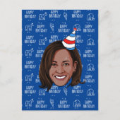 Carte Postale Anniversaire de KAMALA HARRIS (Devant)